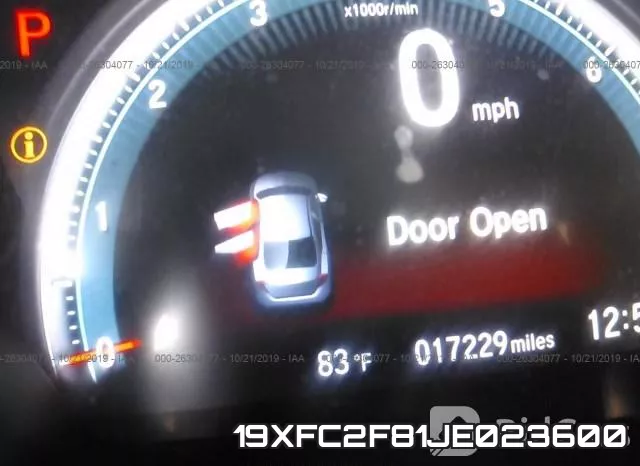 19XFC2F81JE023600 фото 8