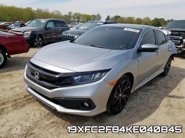 19XFC2F84KE040845 фото 3