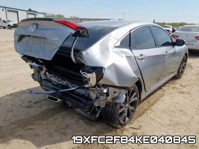 19XFC2F84KE040845 фото 5