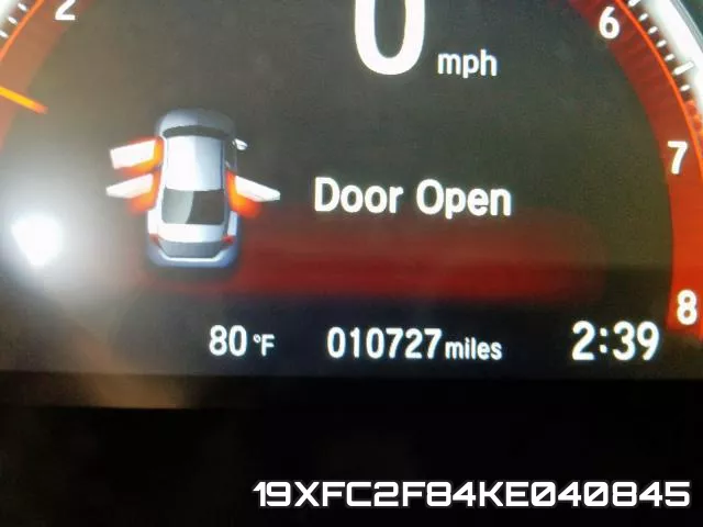 19XFC2F84KE040845 фото 9