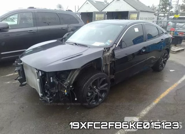 19XFC2F86KE015123 фото 3