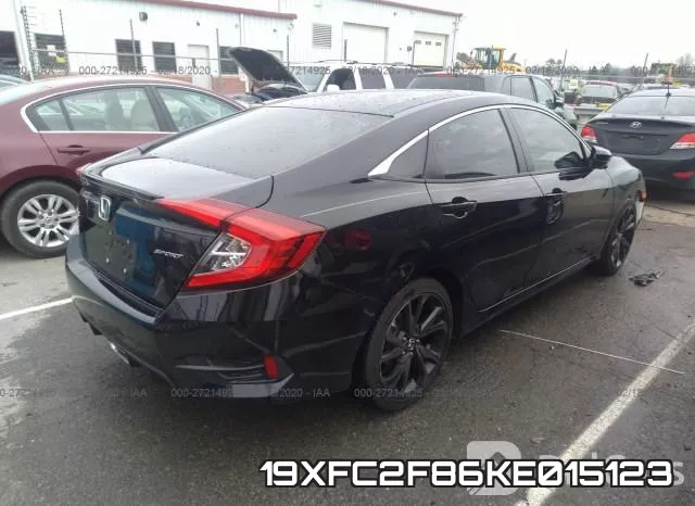 19XFC2F86KE015123 фото 5
