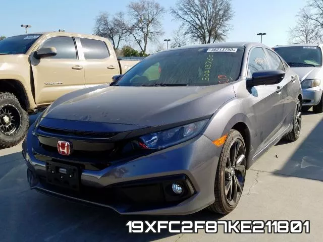 19XFC2F87KE211801 фото 3