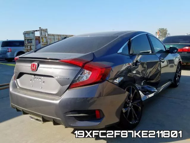 19XFC2F87KE211801 фото 5