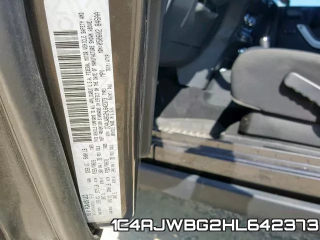 1C4AJWBG2HL642373 фото 2