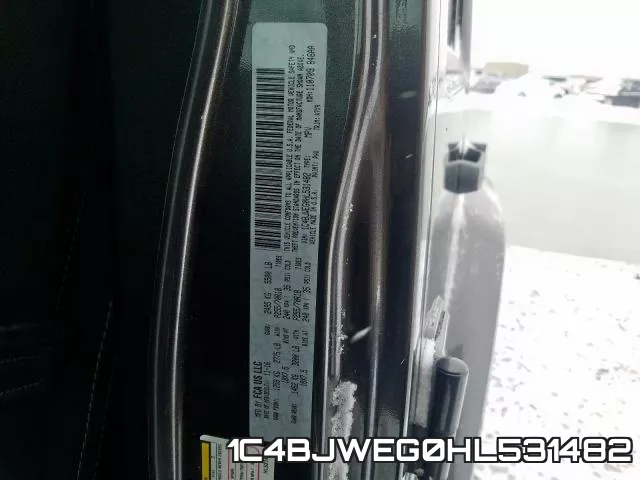 1C4BJWEG0HL531482 фото 2