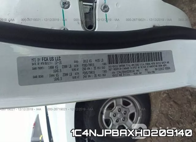 1C4NJPBAXHD209140 фото 10