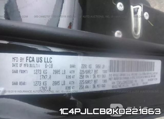 1C4PJLCB0KD221863 фото 10