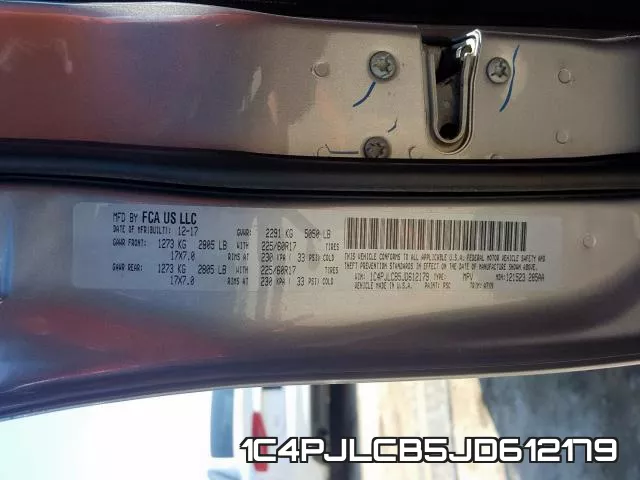 1C4PJLCB5JD612179 фото 2