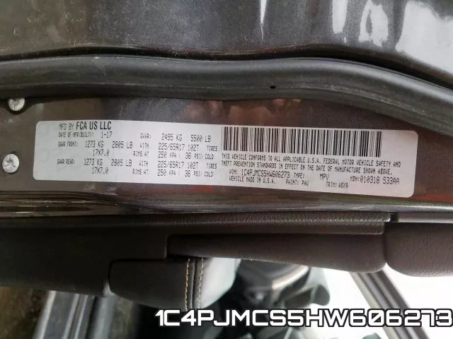 1C4PJMCS5HW606273 фото 2