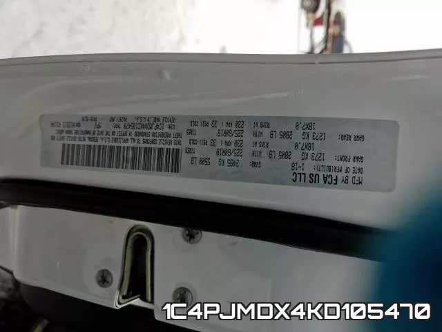 1C4PJMDX4KD105470 фото 2