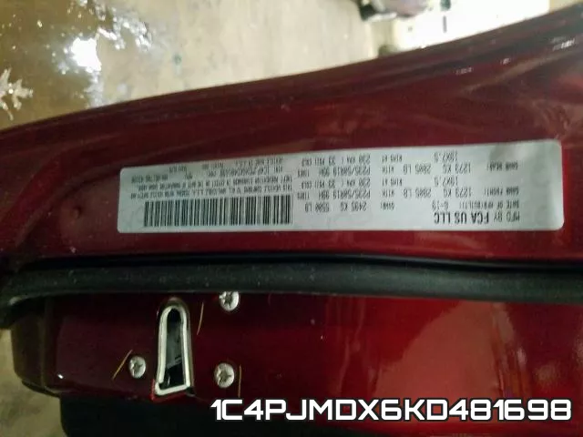 1C4PJMDX6KD481698 фото 2