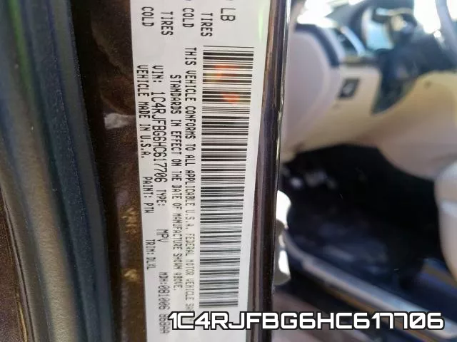 1C4RJFBG6HC617706 фото 2