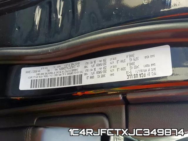 1C4RJFCTXJC349874 фото 2
