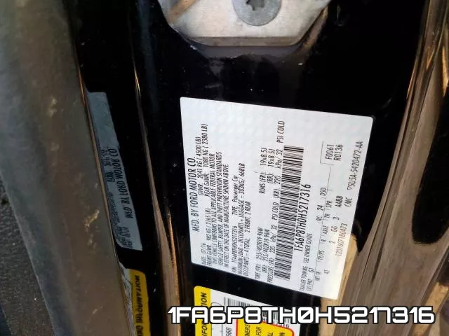 1FA6P8TH0H5217316 фото 2