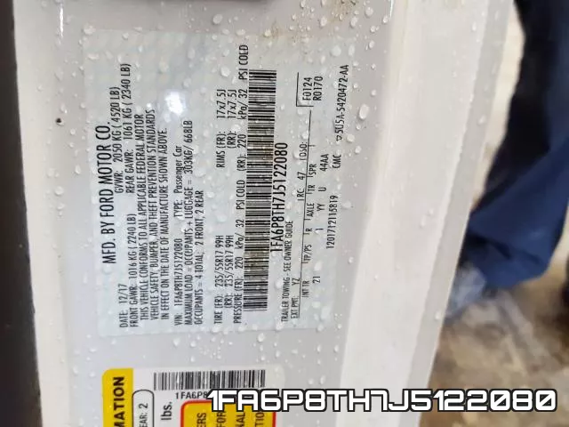 1FA6P8TH7J5122080 фото 2