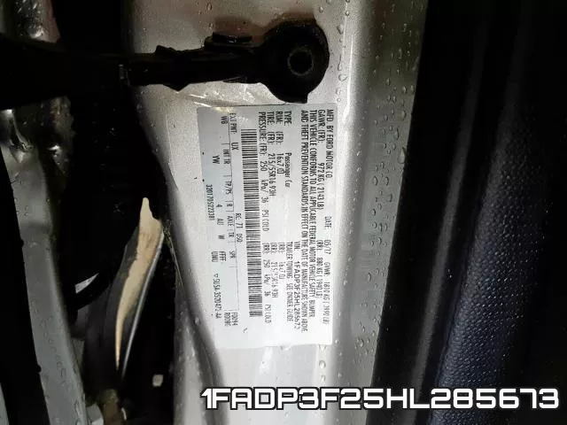 1FADP3F25HL285673 фото 2