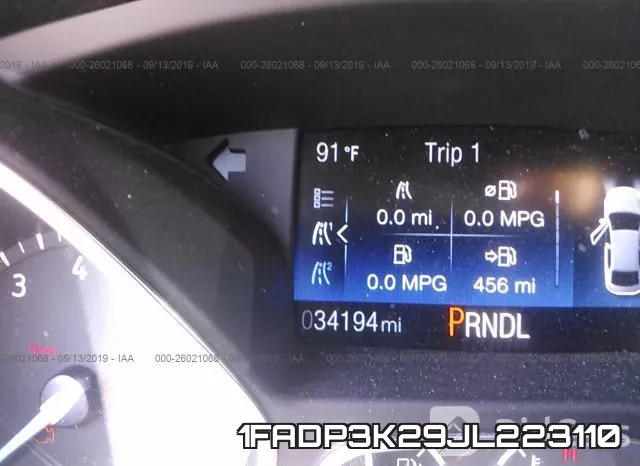 1FADP3K29JL223110 фото 8