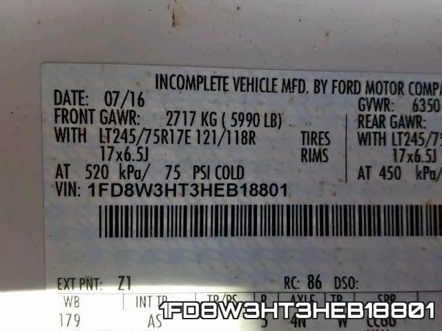 1FD8W3HT3HEB18801 фото 2