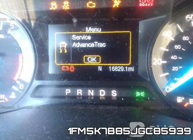 1FM5K7B85JGC85939 фото 8