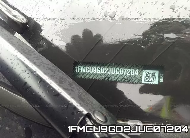 1FMCU9GD2JUC07204 фото 10