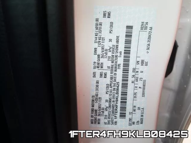 1FTER4FH9KLB08425 фото 2