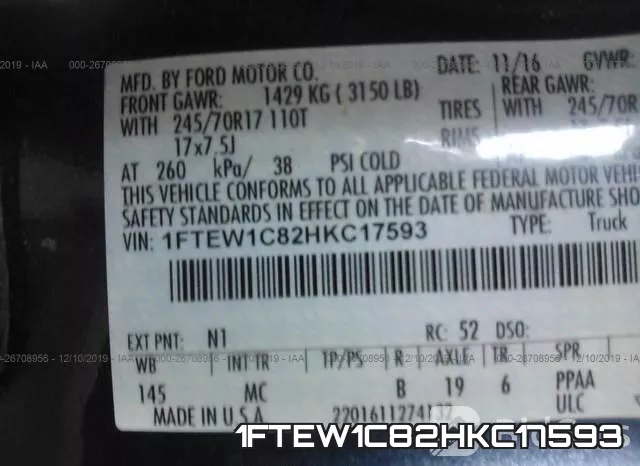 1FTEW1C82HKC17593 фото 10