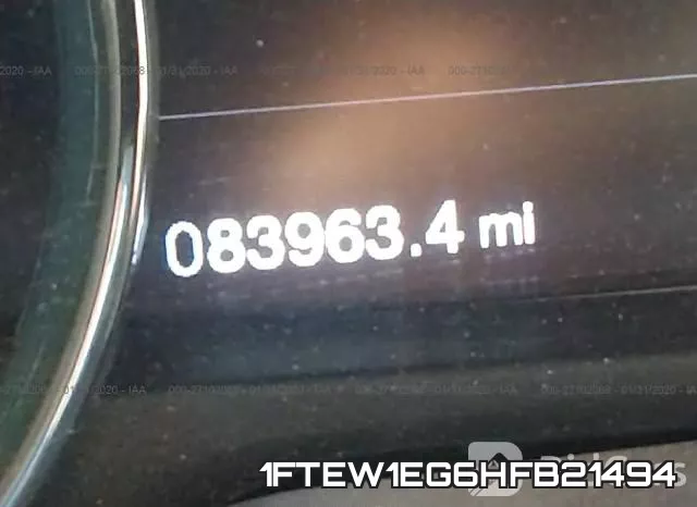 1FTEW1EG6HFB21494 фото 8