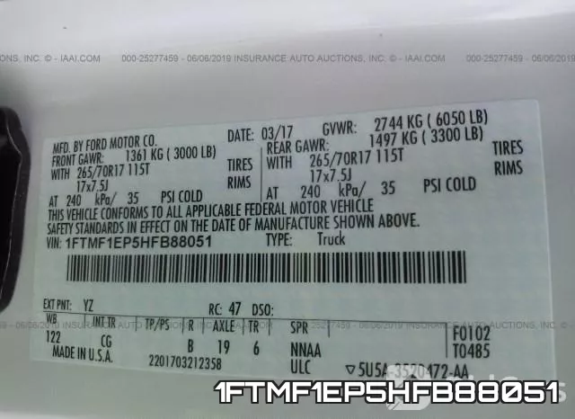 1FTMF1EP5HFB88051 фото 10