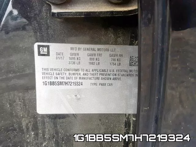 1G1BB5SM7H7219324 фото 2