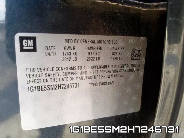 1G1BE5SM2H7246731 фото 2