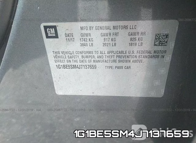 1G1BE5SM4J7137659 фото 10