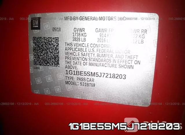 1G1BE5SM5J7218203 фото 10