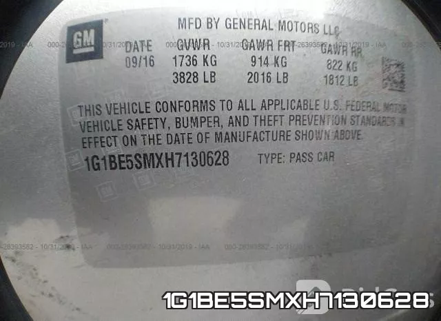 1G1BE5SMXH7130628 фото 10