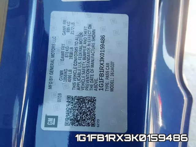 1G1FB1RX3K0159486 фото 2