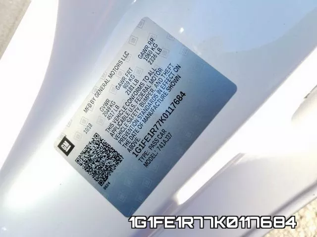 1G1FE1R77K0117684 фото 2