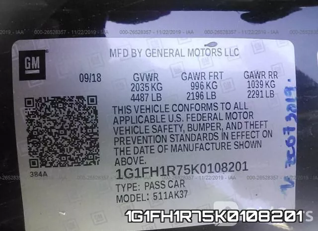 1G1FH1R75K0108201 фото 10