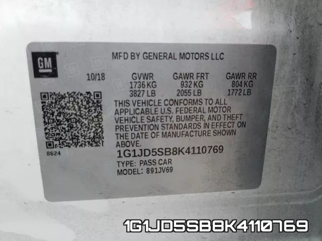 1G1JD5SB8K4110769 фото 2