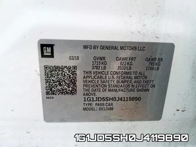 1G1JD5SH0J4119890 фото 2