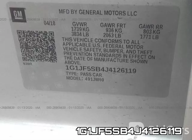 1G1JF5SB4J4126119 фото 10
