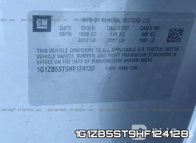 1G1ZB5ST9HF124128 фото 10