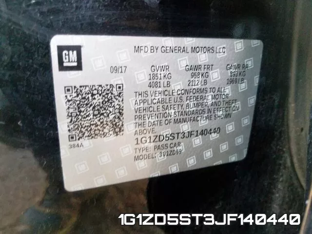 1G1ZD5ST3JF140440 фото 2