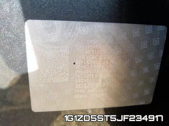 1G1ZD5ST5JF234917 фото 2