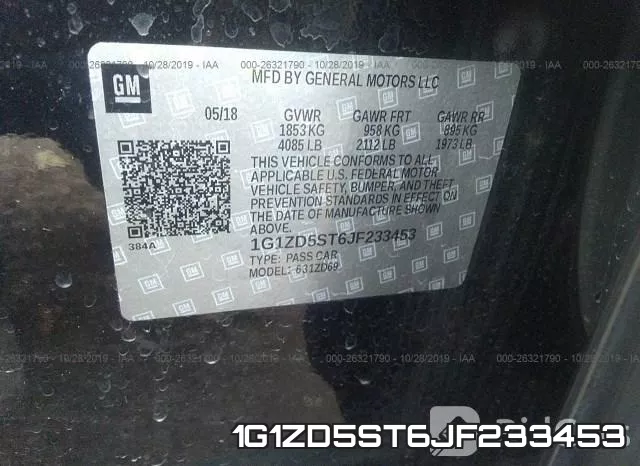 1G1ZD5ST6JF233453 фото 10