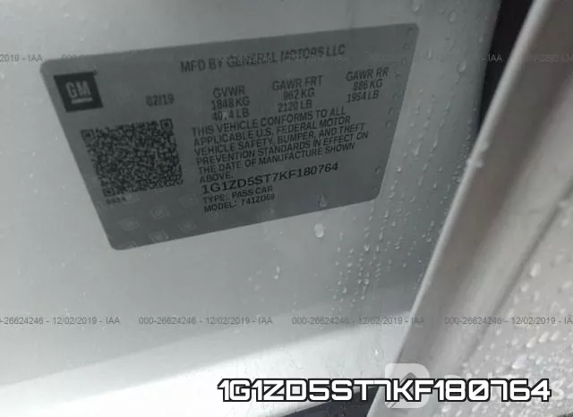 1G1ZD5ST7KF180764 фото 10