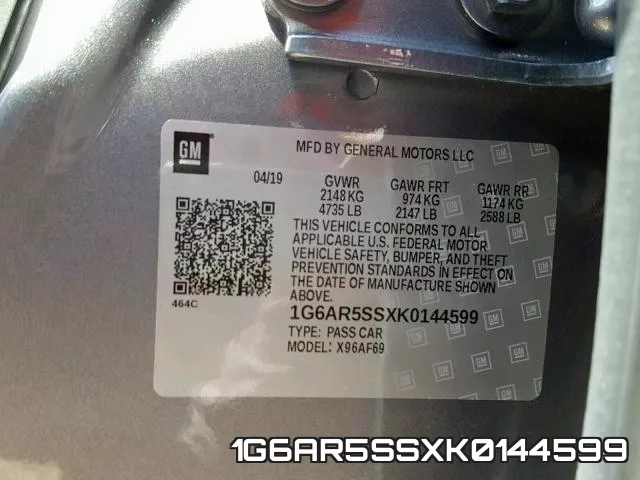 1G6AR5SSXK0144599 фото 2