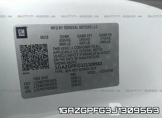 1GAZGPFG3J1309563 фото 10