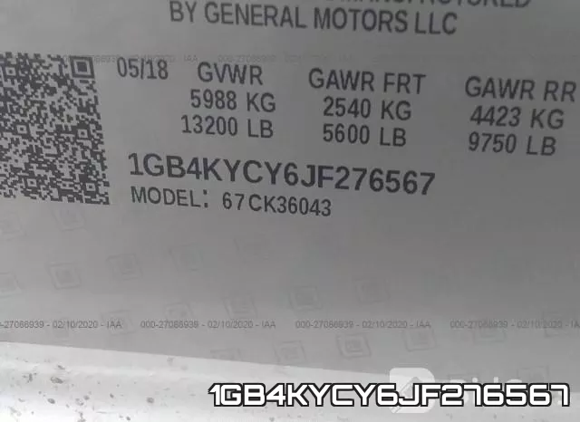 1GB4KYCY6JF276567 фото 10