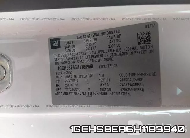 1GCHSBEA6H1183940 фото 10