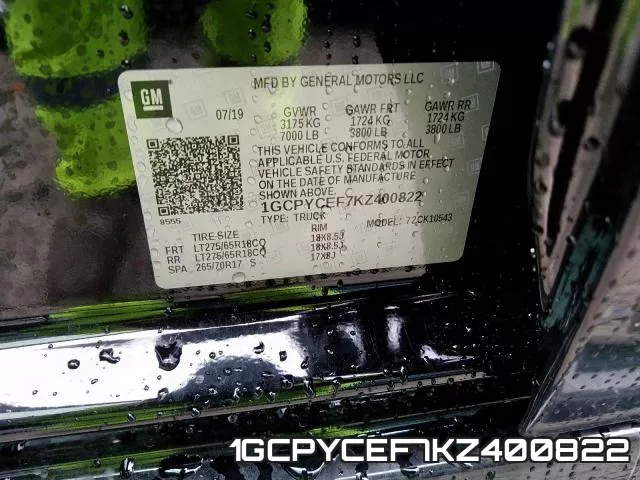 1GCPYCEF7KZ400822 фото 2